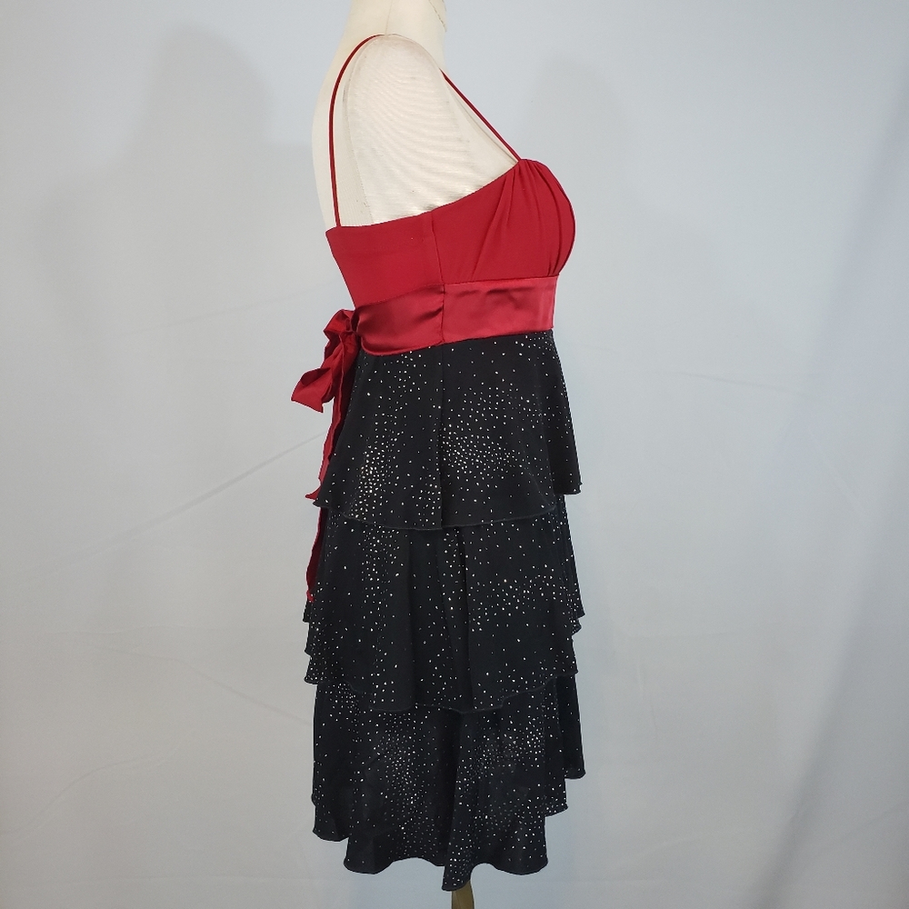Sweet Storm garnet and black cocktail dress size S - Picture 6 of 6